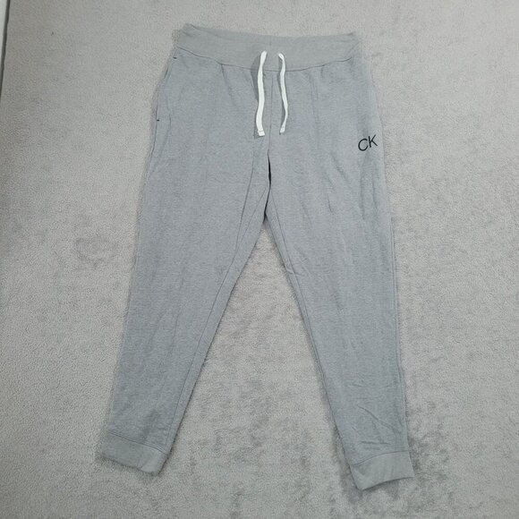 NWOT Calvin Klein Gray  Jogger Pants Loungewear Women's Size L// 25CT - Picture 1 of 6